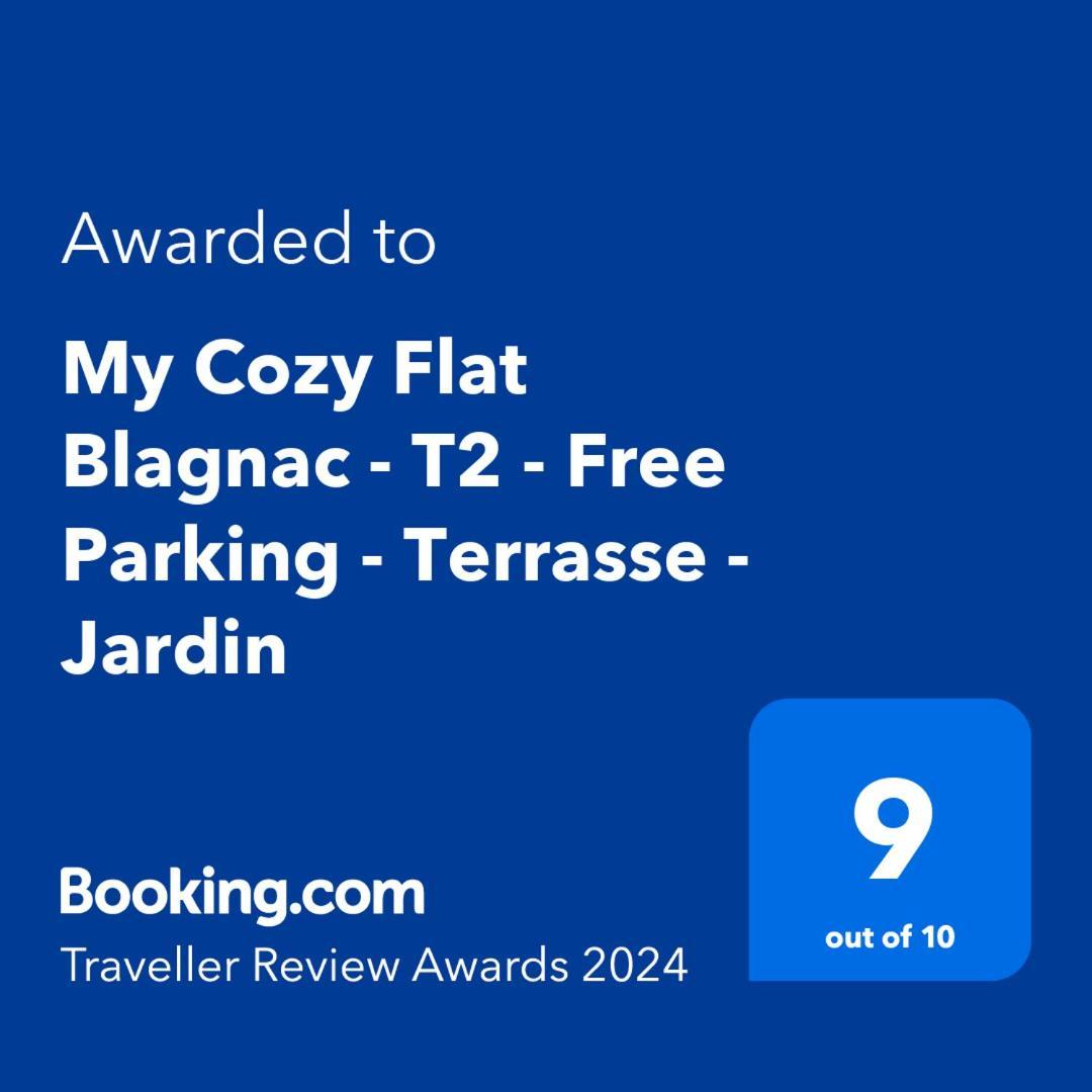 My Cozy Flat Blagnac - T2 - Free Parking - Terrasse - Jardin公寓 外观 照片